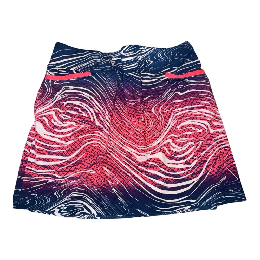 TAIL Activewear Skort Womens XL Swirls Blue Pink Tennis Golf Performance Sports